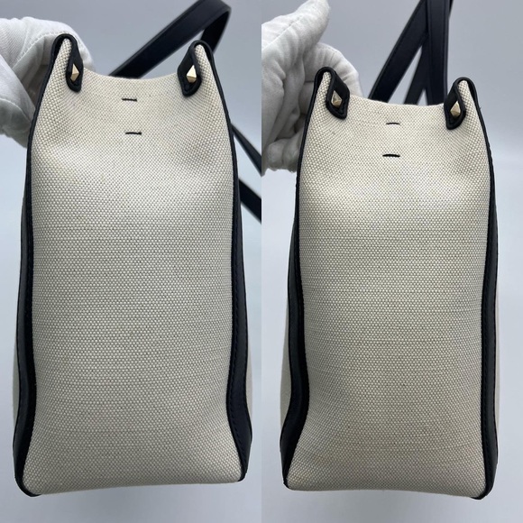 Authentic Valentino Garavani mini VLTN print Canvas tote - Picture 6 of 15